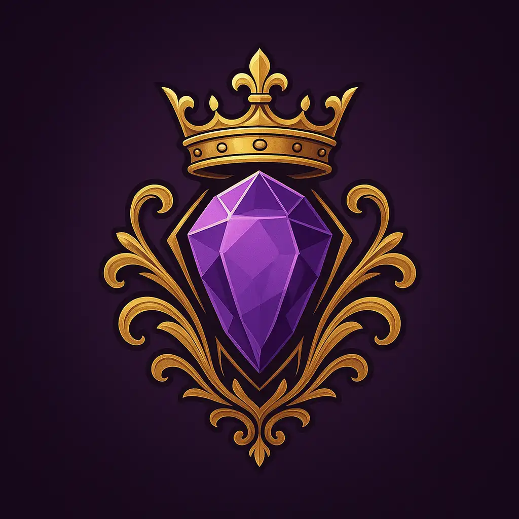 Amethyst and gold emblem representing the Furysbet casino brand